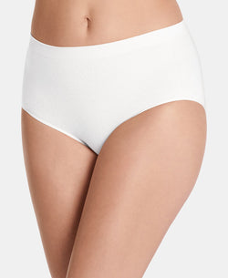 Jockey Seamfree Breathe Brief Underwear Also Available In Extended Sizes 1881 White thumbnail 1