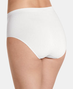 Jockey Seamfree Breathe Brief Underwear Also Available In Extended Sizes 1881 White thumbnail 2