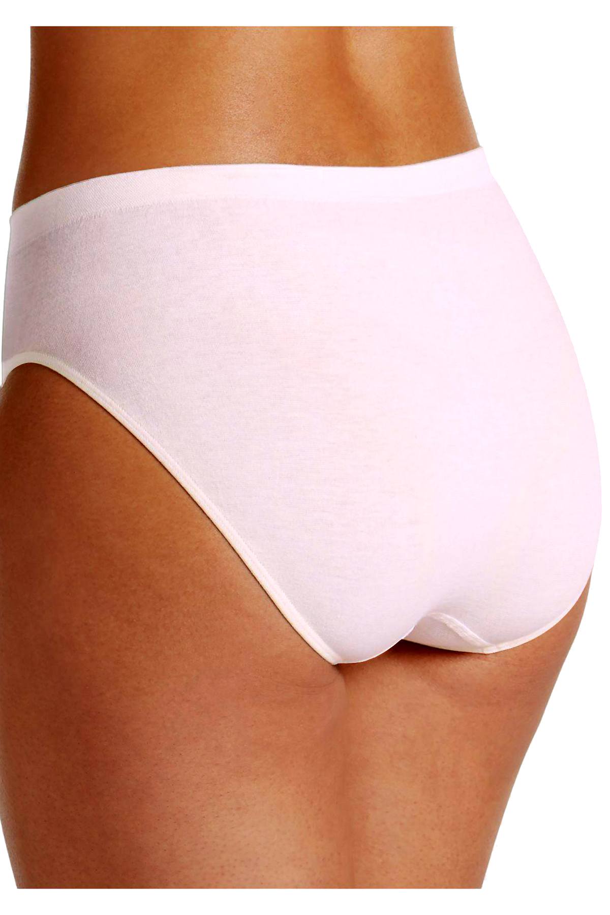 Jockey Shell-Pink Seamfree French-Cut Comfies Brief
