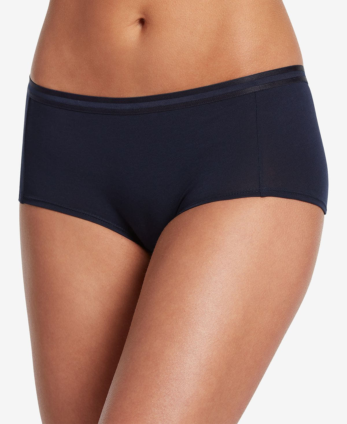 Jockey Supima Cotton Allure Boyshort Underwear 1625 Imperial Navy