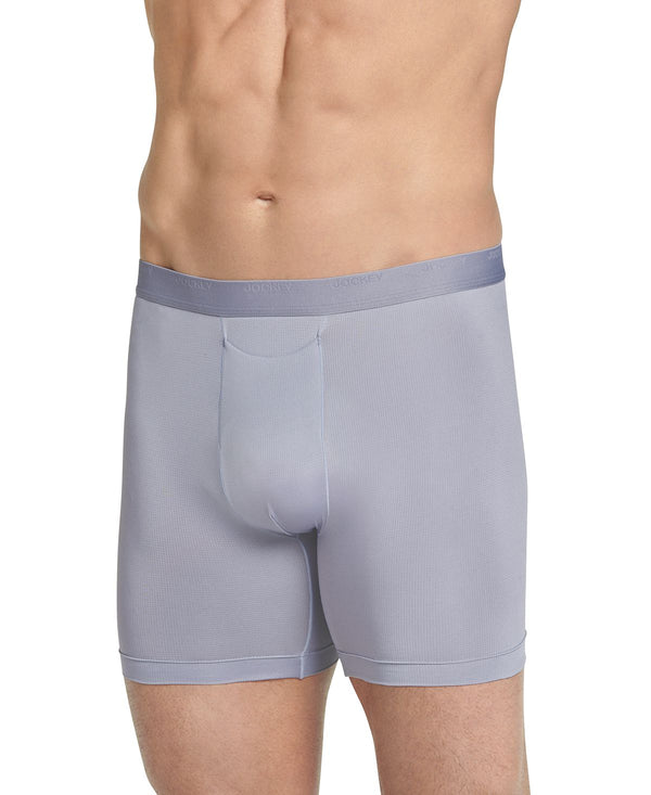 Jockey Travel Quick-dry Boxer Briefs Grey