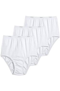 Jockey White Full-Cut Classic-Fit Brief 3-Pack thumbnail 1