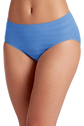 Jockey Wild-Blue Comfies Matte/Shine Hi-Cut Brief