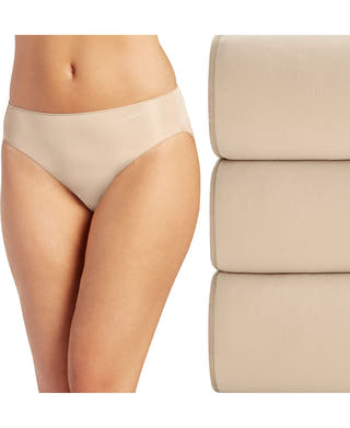Jockey Wo 3-pk. No Panty Line Promisebikini Underwear 1770 Light/light/light (Nude 4)