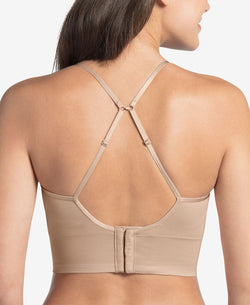 Jockey Wo Natural Beauty Microfiber Removable Cup Bralette With Back Closure 2456 Sandcastles thumbnail 2