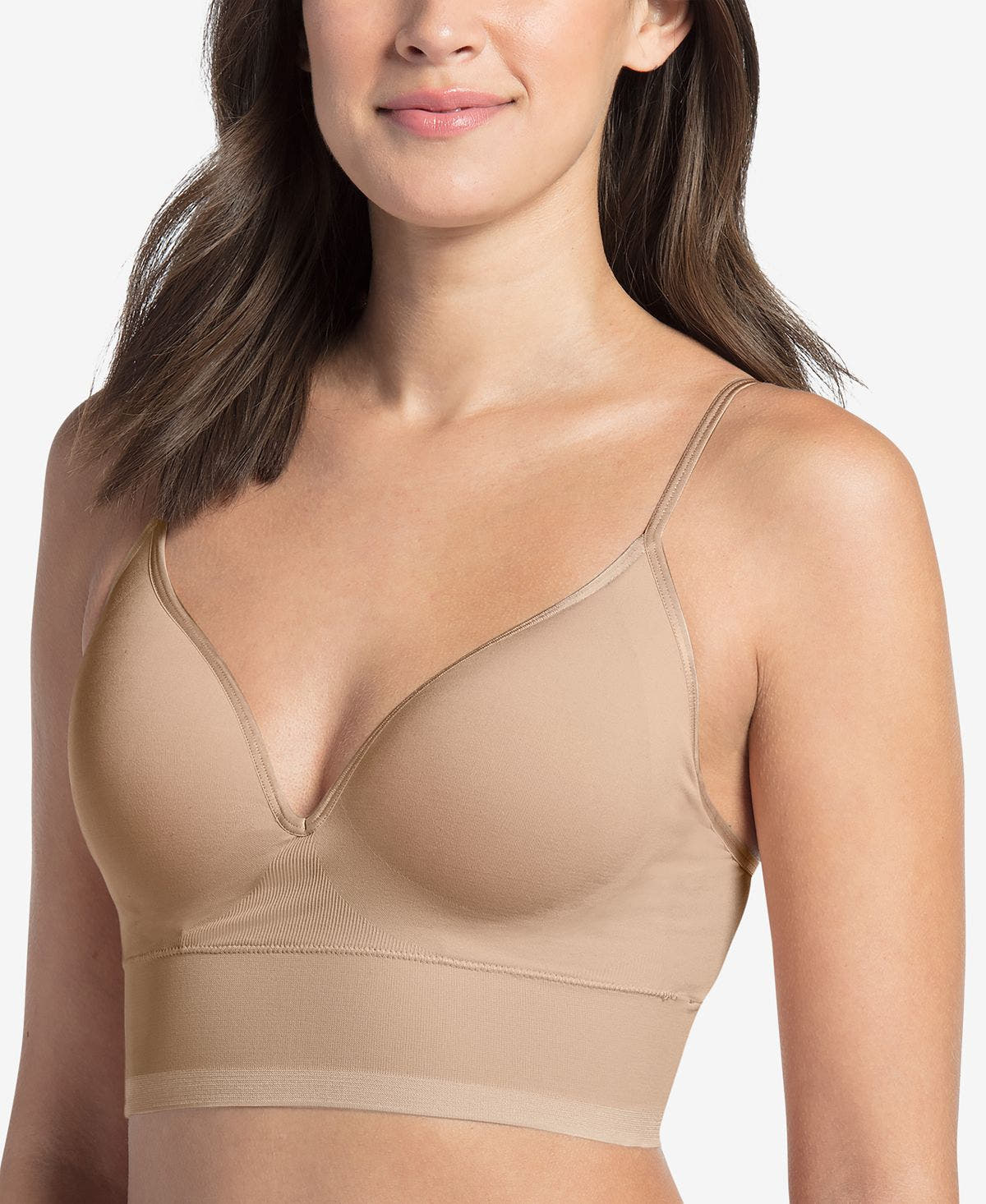 Jockey Wo Natural Beauty Molded Cup Bralette With Back Closure 2455 Sand