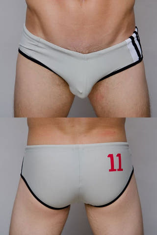 Jocko Grey Track Swim Brief