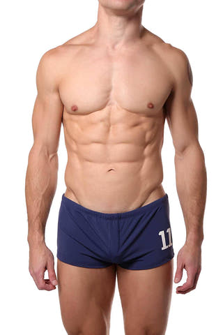 Jocko Navy 11 Square Cut Swim Trunk