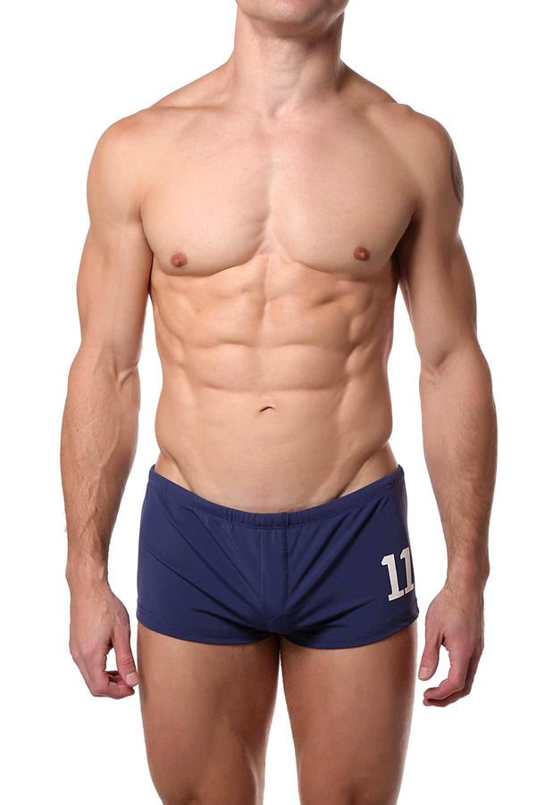 Jocko Navy 11 Square Cut Swim Trunk