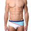 Jocko Powder Blue Diagonal Swim Bikini