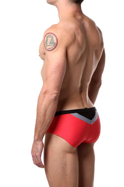 Jocko Red Kyle V-Insert Swim Bikini thumbnail 2