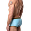 Jocko Sky Logo Contrast Trim Square Cut Swim Trunk