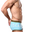 Jocko Sky Logo Contrast Trim Square Cut Swim Trunk