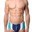 Jocko Teal Zip Swim Bikini