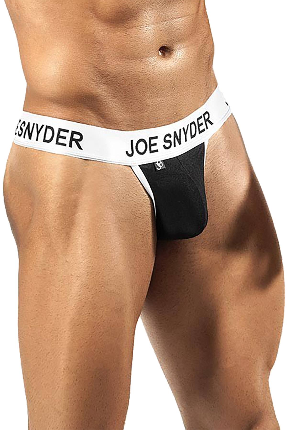 Joe Snyder Black Activewear V-Thong