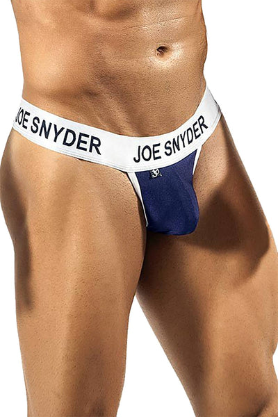 Joe Snyder Navy Activewear V-Thong