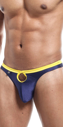 Joe Snyder Navy Holes Thong thumbnail 1