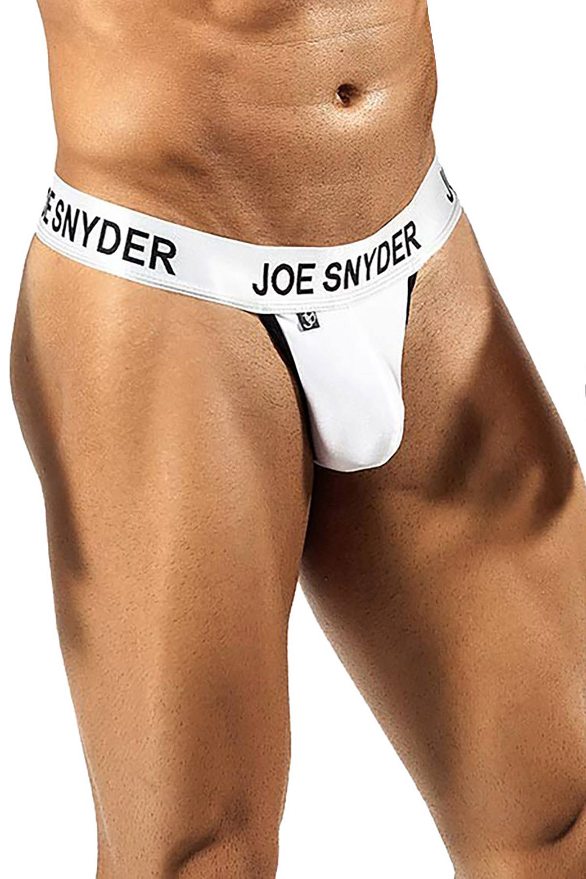 Joe Snyder White Activewear V-Thong