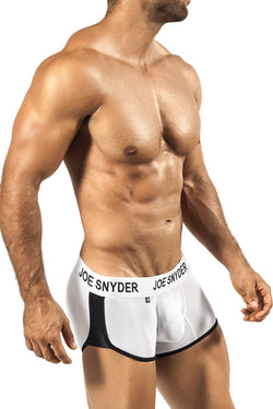 Joe Snyder White Mesh Activewear Boxer thumbnail 1