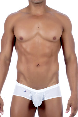 Joe Snyder White Mesh MaxiBulge C-Ring Cheek Trunk thumbnail 2