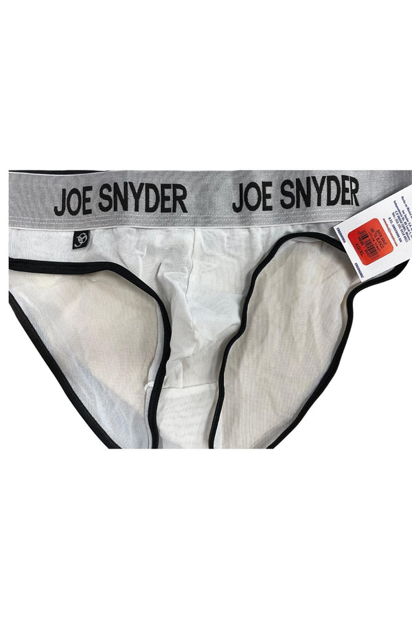 Joe Snyder White Mesh Tul Bikini