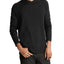John Varvatos Collection Silk/cashmere Hooded Sweater Black