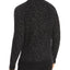John Varvatos Star Usa Boulder Leopard Print Mohair Sweater Black
