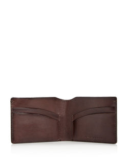 John Varvatos Star Usa Bushwick Leather Bi-fold Wallet Brown thumbnail 2