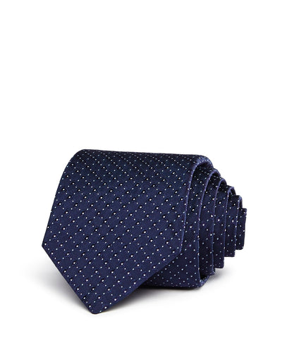 John Varvatos Star Usa Circle & Pindot Classic Tie Indigo