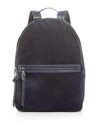 John Varvatos Star Usa Cooper Canvas Backpack Navy