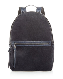 John Varvatos Star Usa Cooper Canvas Backpack Navy thumbnail 1