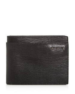 John Varvatos Star Usa Cooper Leather Bi-fold Wallet Black thumbnail 1