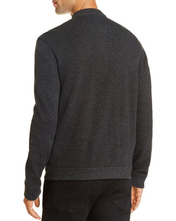 John Varvatos Star Usa Double-knit Zip-up Sweater Black thumbnail 2