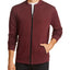 John Varvatos Star Usa Double-knit Zip-up Sweater Port