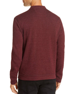 John Varvatos Star Usa Double-knit Zip-up Sweater Port thumbnail 2