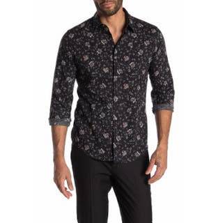 John Varvatos Star Usa Mens Sport Shirt black