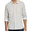 John Varvatos Star Usa Neil Gingham Regular Fit Button-down Shirt Pearl Gray