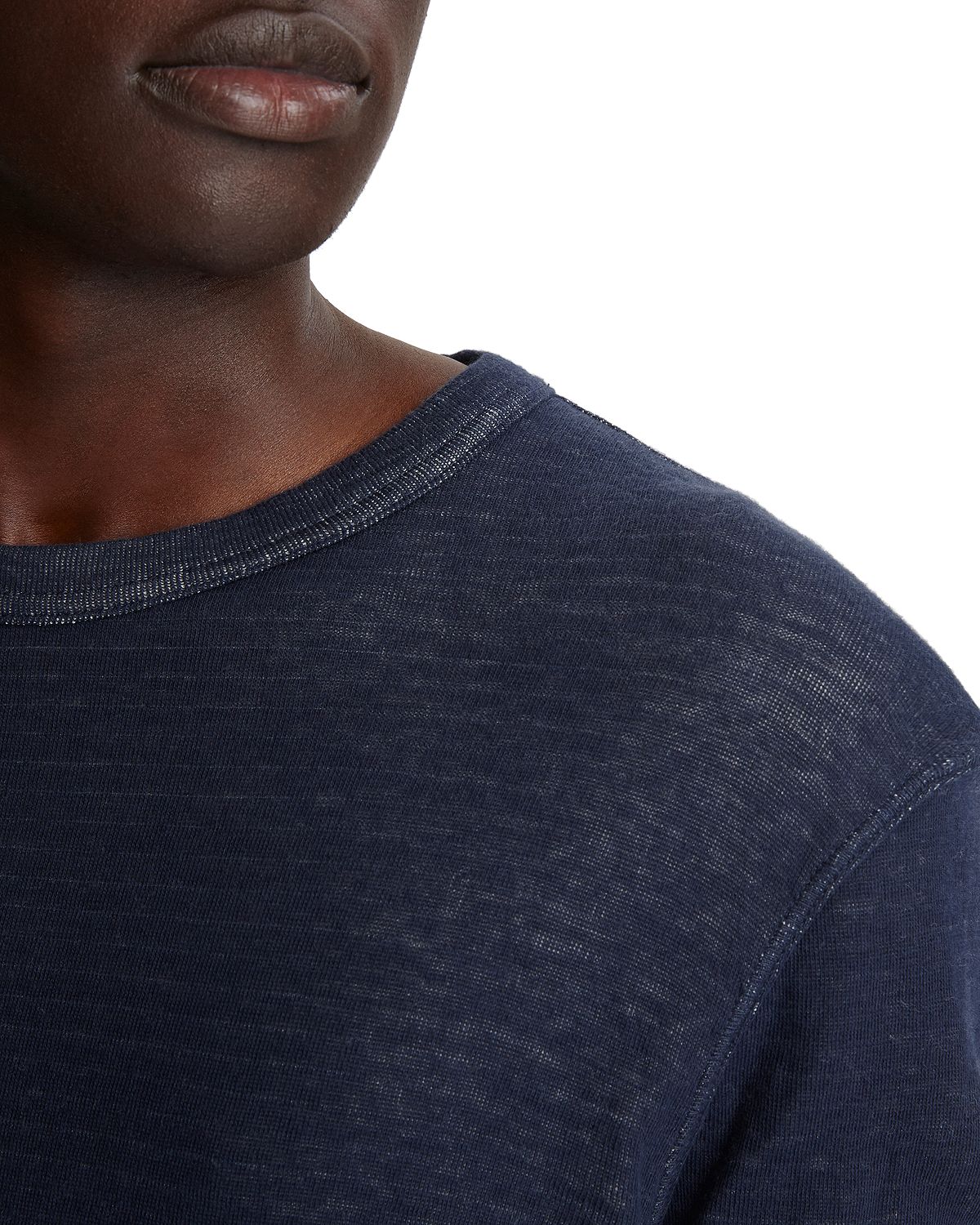 John Varvatos Star Usa Stamford Reversible Long-sleeve Tee Pacific Blue