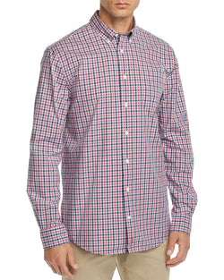 Johnnie-o Finley Plaid Regular Fit Button-down Shirt Sangria thumbnail 1