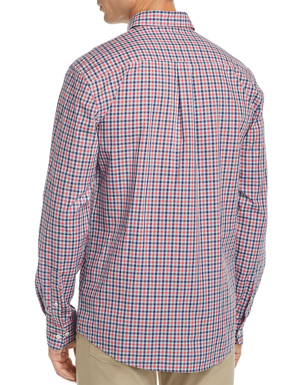 Johnnie-o Finley Plaid Regular Fit Button-down Shirt Sangria