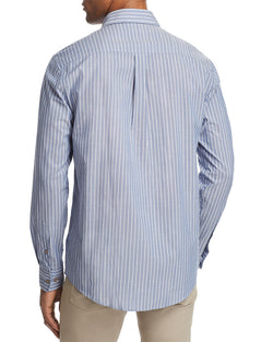 Johnnie-o Troxler Striped Regular Fit Button-down Shirt Blazer Blue thumbnail 2