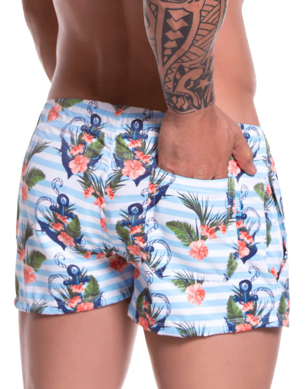 Jor 0781 Aqua Mini Short Swim Trunks Printed
