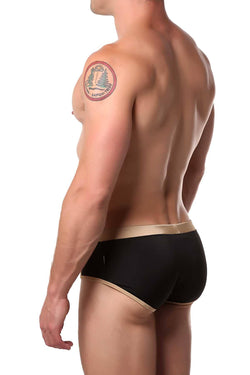 Jor Black/Gold Sport Swim Brief thumbnail 2