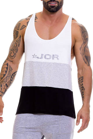 Jor Black/Grey Thunder Tank Top