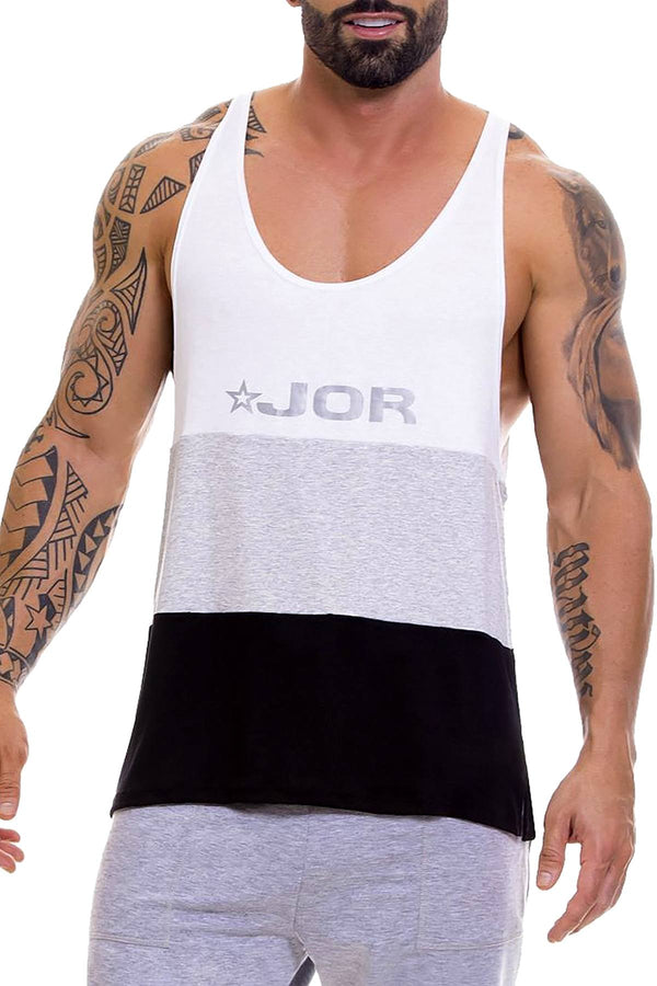 Jor Black/Grey Thunder Tank Top