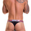 Jor Black/Silver Cronos Thong