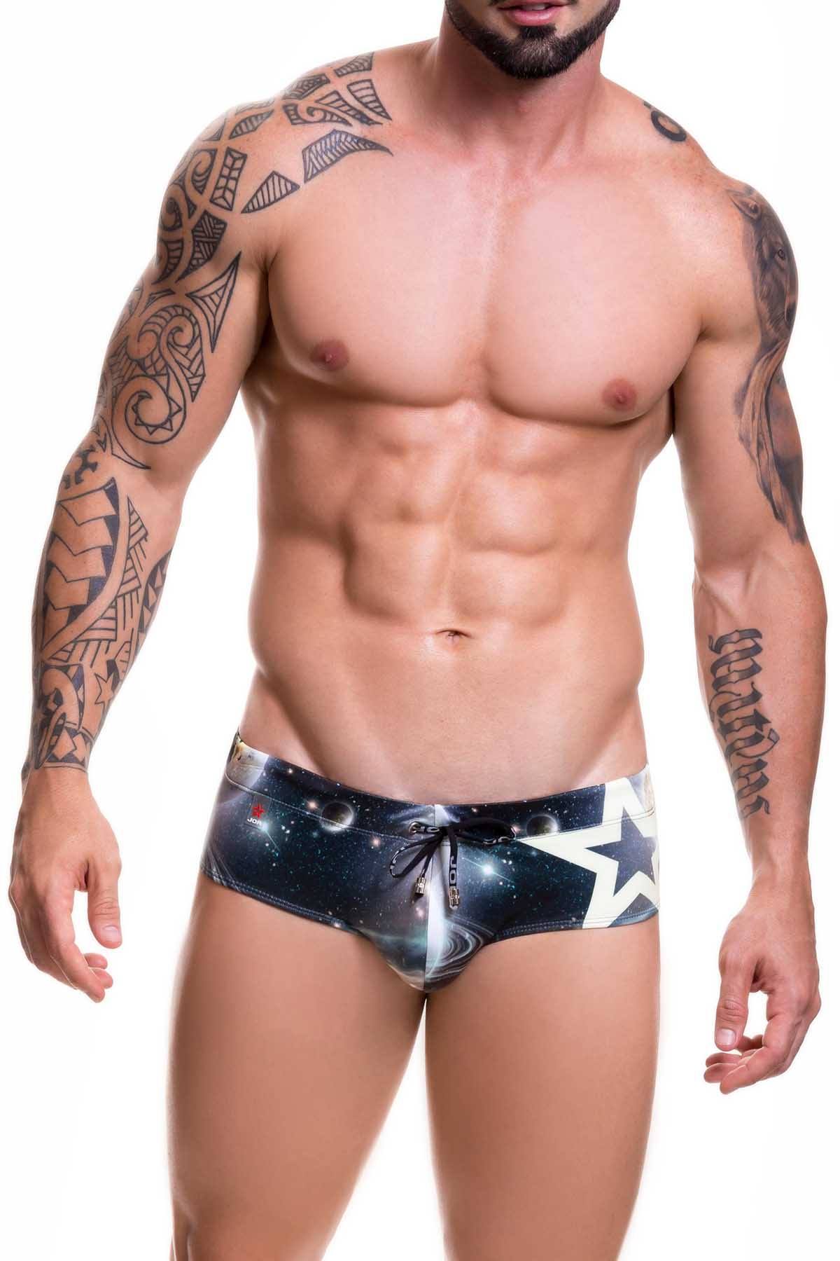 Jor Black Spaceman Swim Brief