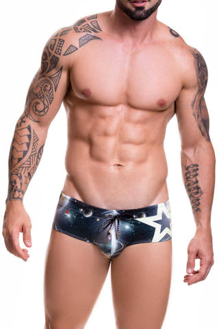 Jor Black Spaceman Swim Brief