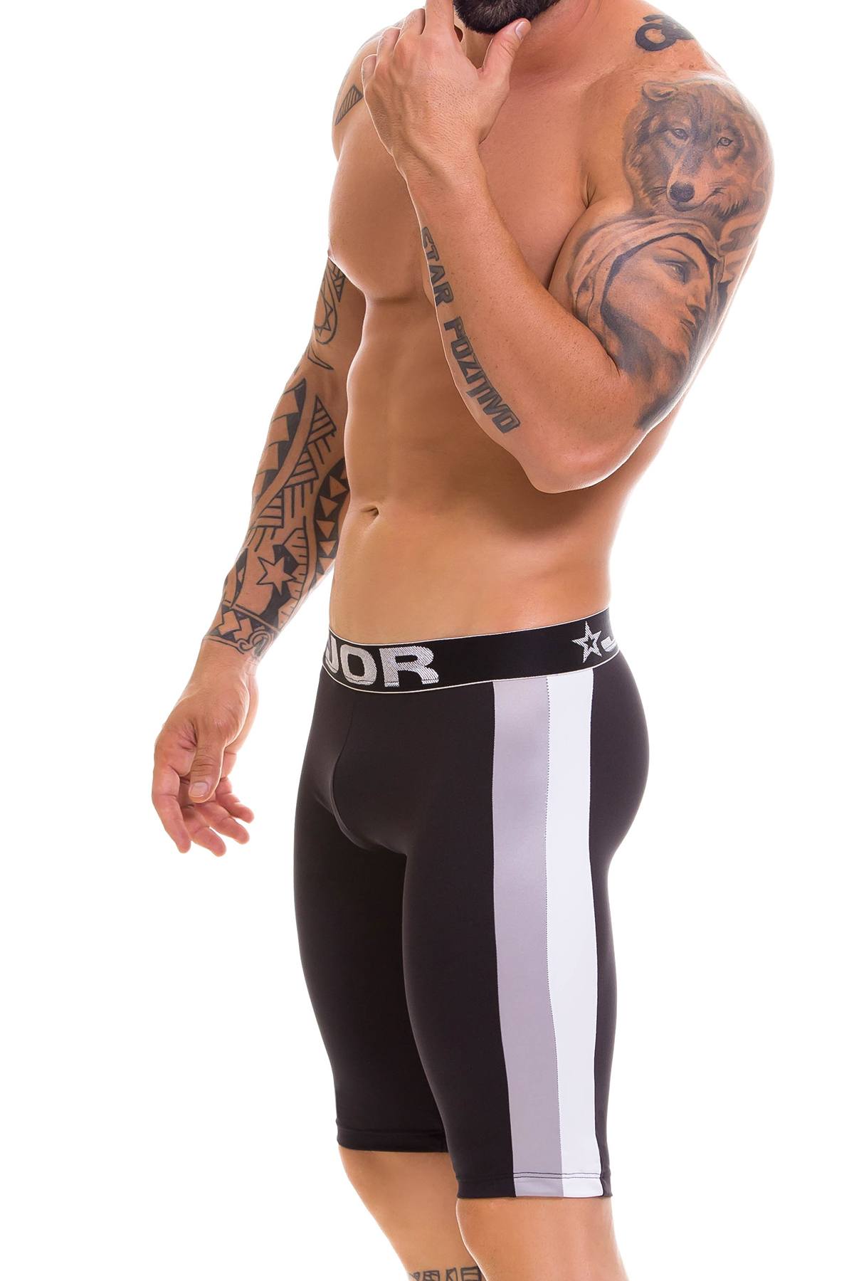 Jor Black Thunder Athletic Short