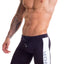 Jor Black/Yellow Racing Athletic Short